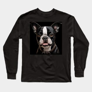 Cute Boston Terrier Lovers Dogs Boston Terrier Long Sleeve T-Shirt